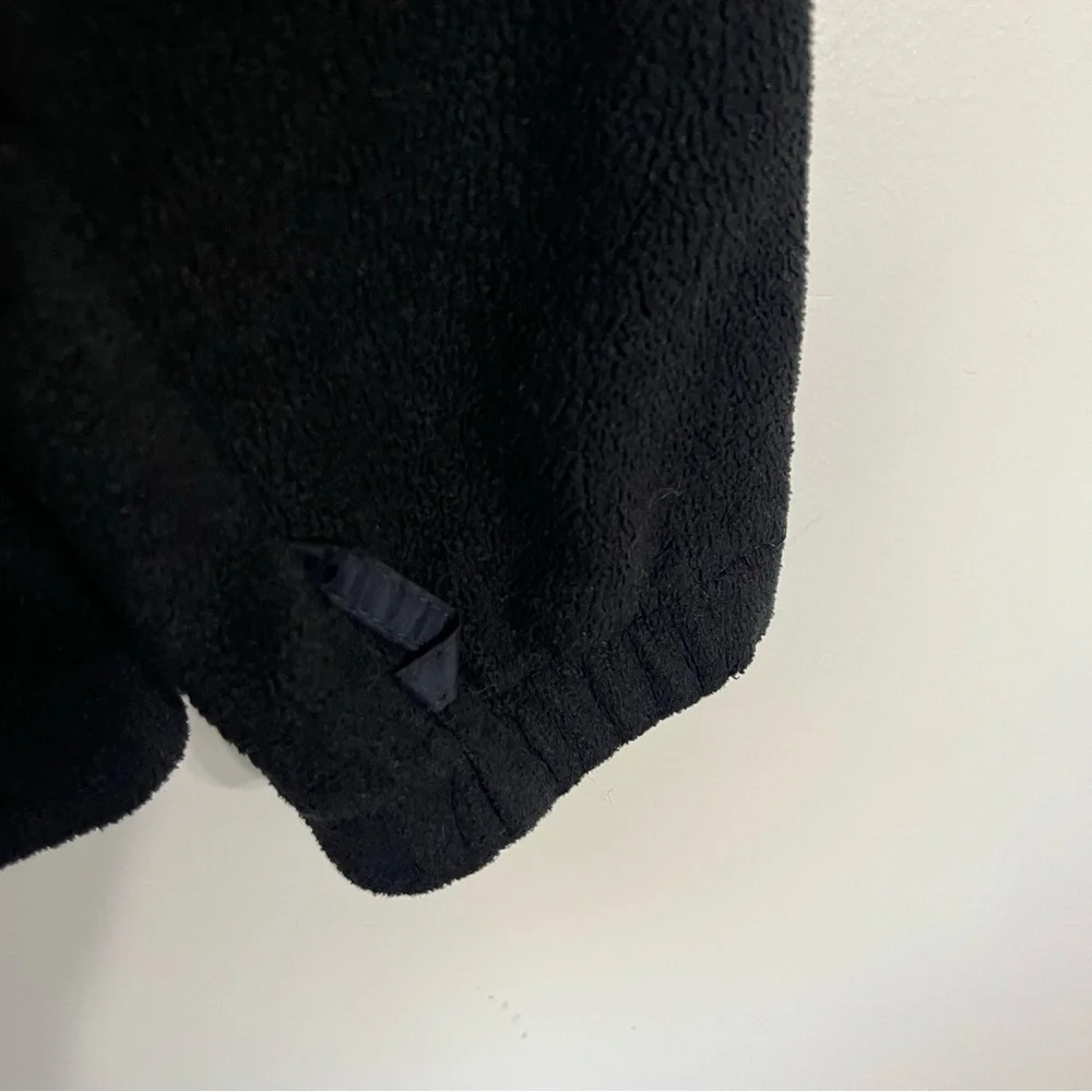Boys Youth Black Columbia Jacket Fleece Full Zip Size 14/16 Mid Weight‎